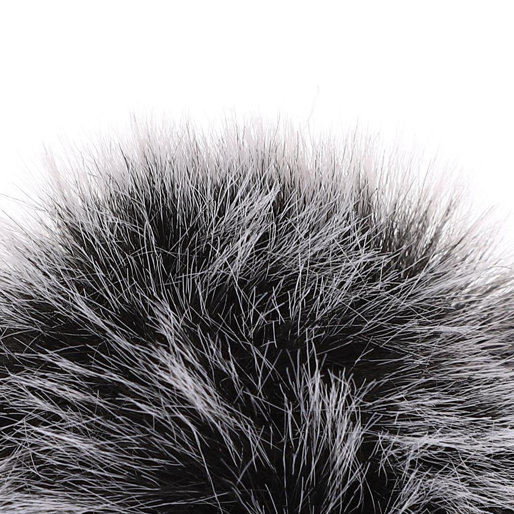 Furry Microphone Cover Noise Reduction Comfortable Soft Portable Compact Microphone Windscreen Muff for Recording