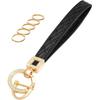 OHKYOOT Leather Wristlet Keychain for Home Car Keys