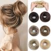Synthetic Messy Dount Hair Buns Updo Chignon With Elastic Hair Exension for Women Daily Lazy Hair Accessories