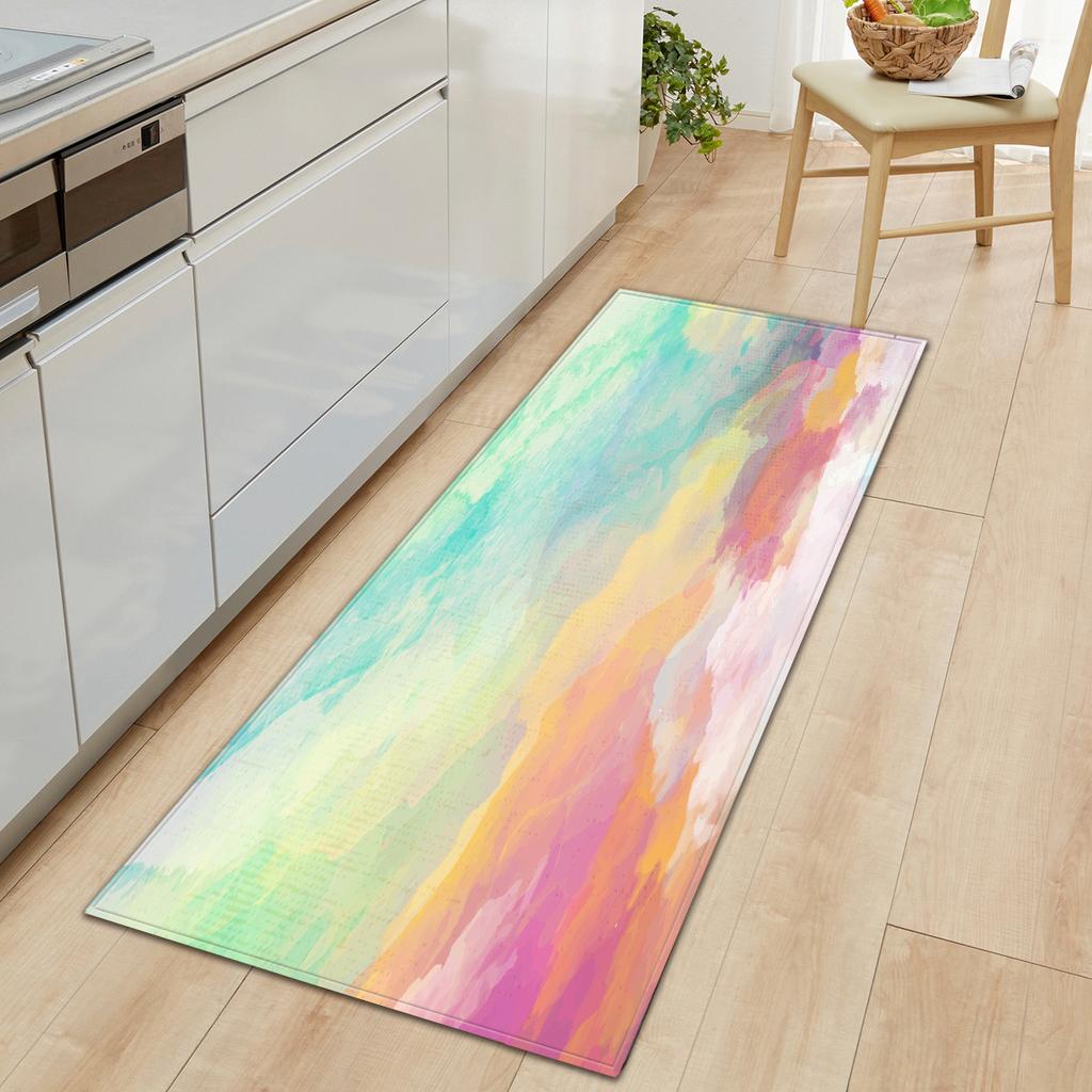 Kitchen Strip Gradual Change Floor Mat Doormat Carpet Floor Mat