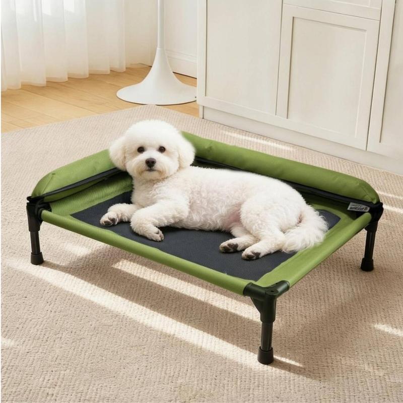 Elevated Pet Bed Breathable Raised Edge Pet Bed Off the Floor Open Design