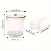 Laundry Room Organization and Storage Jars Large Capacity Acrylic Storage Box Laundry Detergent Pods Container with Spoon Clear
