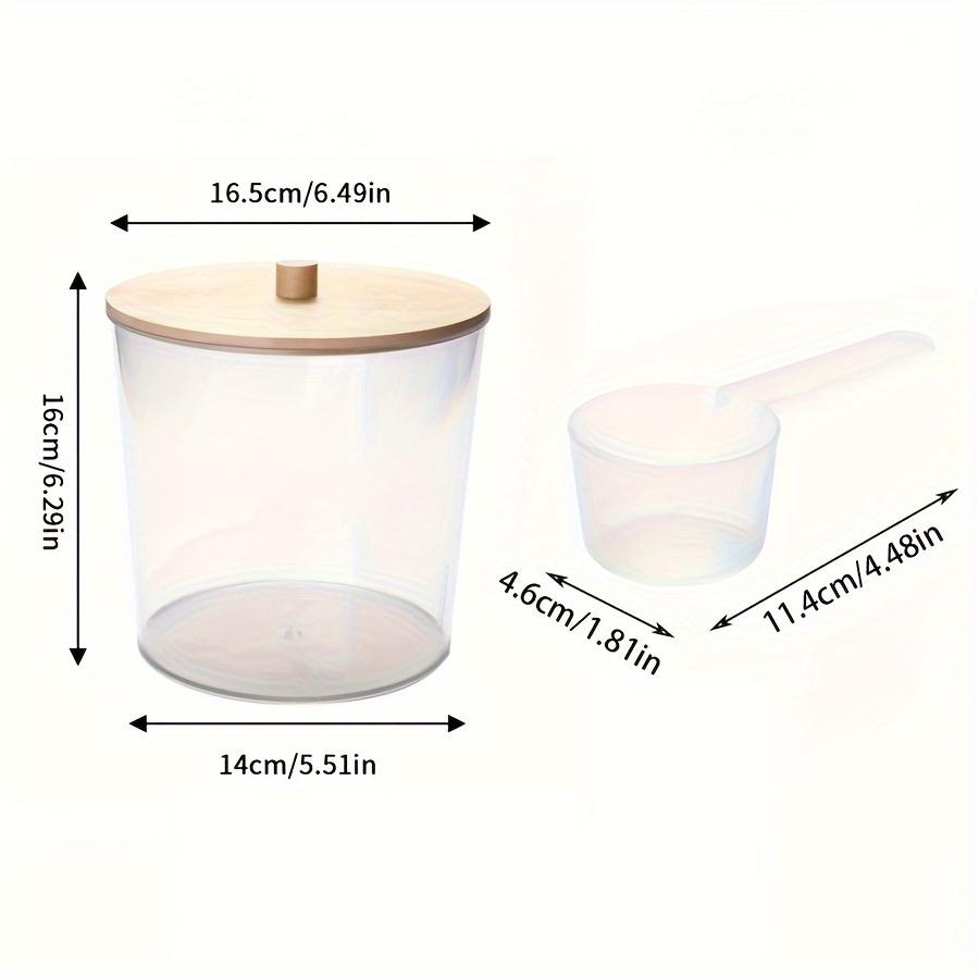 Laundry Room Organization and Storage Jars Large Capacity Acrylic Storage Box Laundry Detergent Pods Container with Spoon Clear