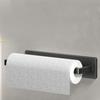 Iron Paper Towel Holder Gray Tissue Roll Holder Durable Kitchen Towel Rack  Space Saving