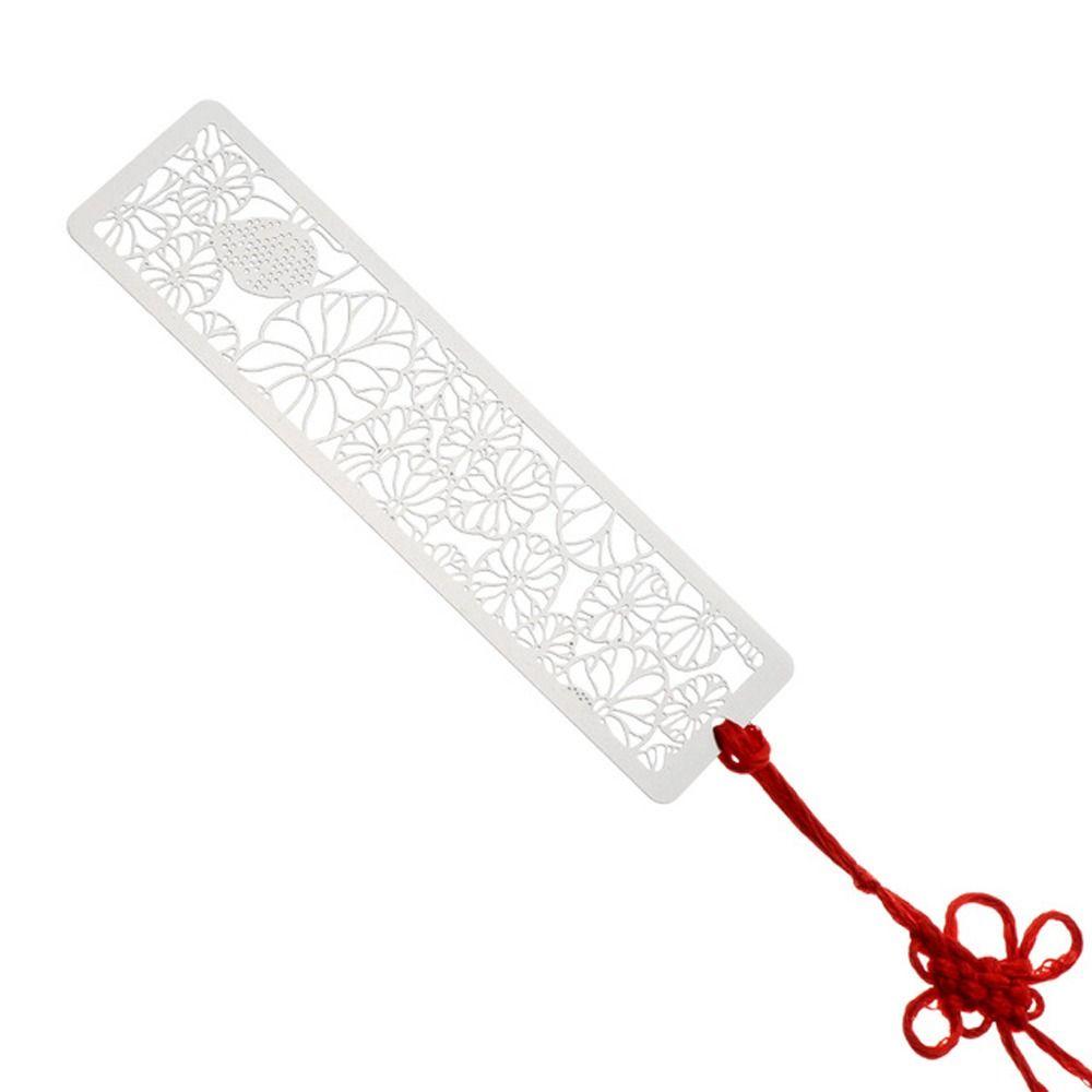 

Полые красные узлы Студенческие канцелярские товары Наклейка для страницы Закладка для страницы книги Помощник для чтения Металлические закладки F