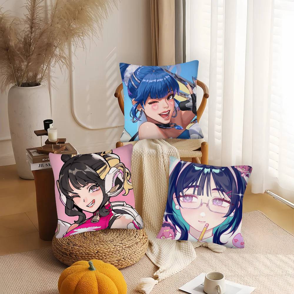 1Pc Pop Game O-Overwatch Pillow Case Fashion Square Pillowcase Bedroom Sofa Room Ins Decoration Leisure