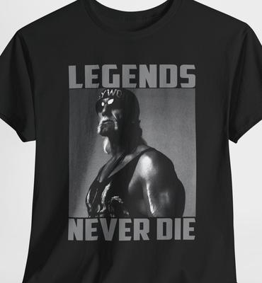 RIP Vzpomínkové tričko Wrestlingová legenda zemřela ve věku 71 let Fanouškovské tričko Q7346 Unisex tričko