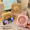 Cute Cheese Mini Electric Desktop Fan: Summer Office & Dorm Stand Charger