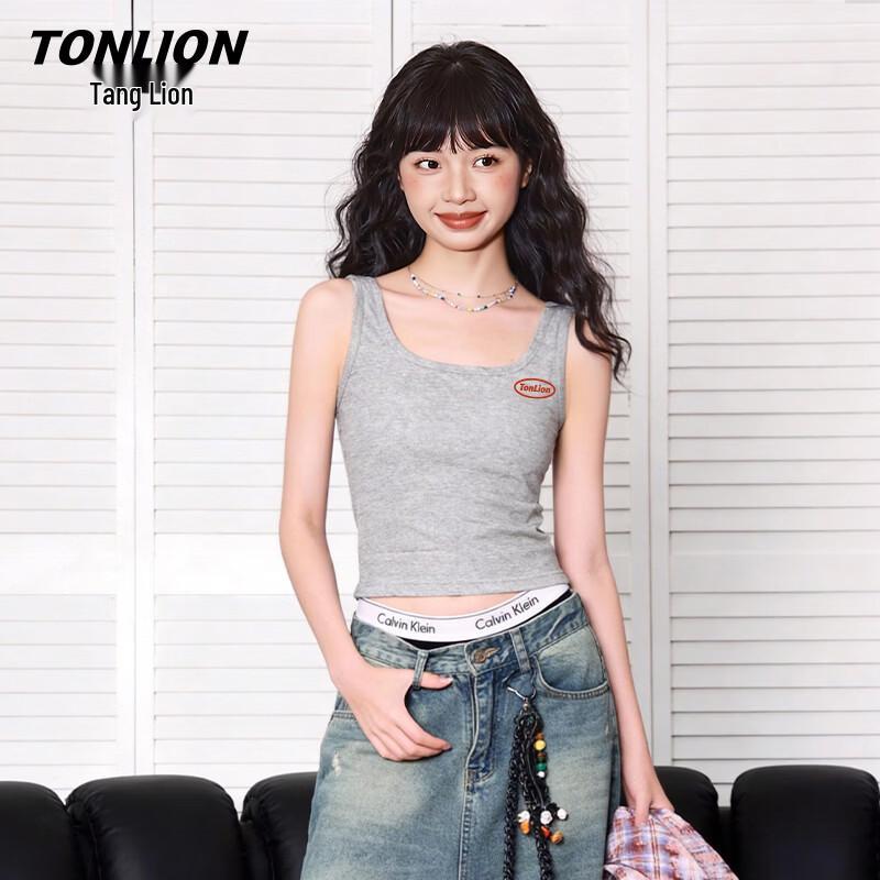 

TonLion Women s Slim Fit Square Neck Tank Top L