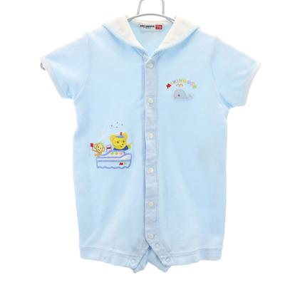 Hergestellt in Japan Kurzarm Overall 70 Hellblau Kinder Gebraucht