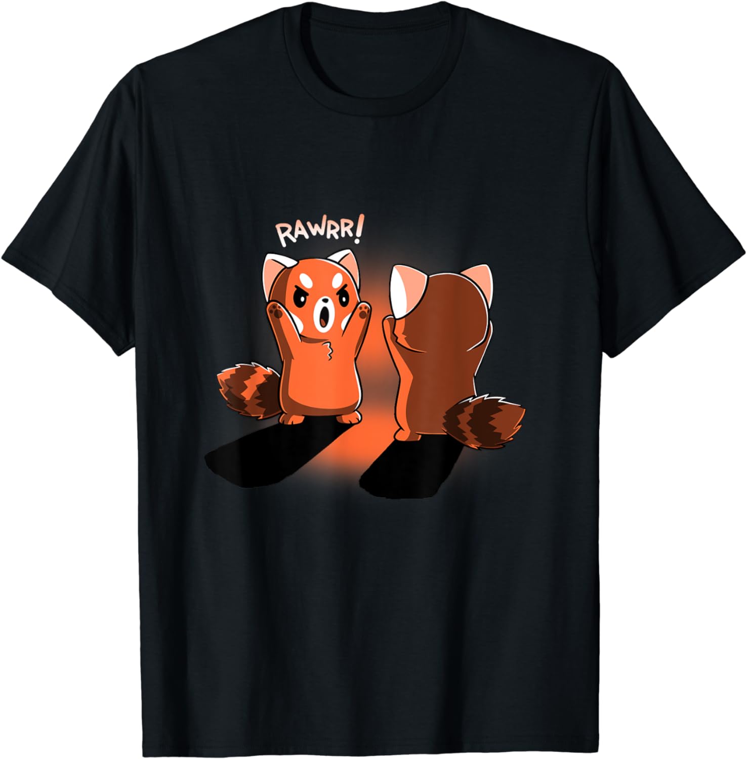 

Rawr Shirt Cute Red Panda Ferocity Rawsome TShirt Cotton Graphic T Shirts Kawaii Clothes Tops Shirts for Women Camisetas 4XL