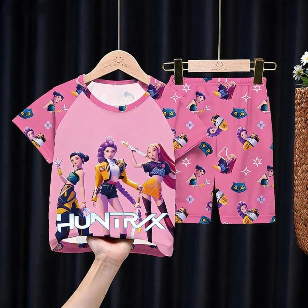 Meisjes Pyjama Set Zomer Kinderen 3 Tot 5, 7, 9, 11, 13 Jaar Kleding Peuter Pyjama Huispak Nachtjapon Casual Kleding