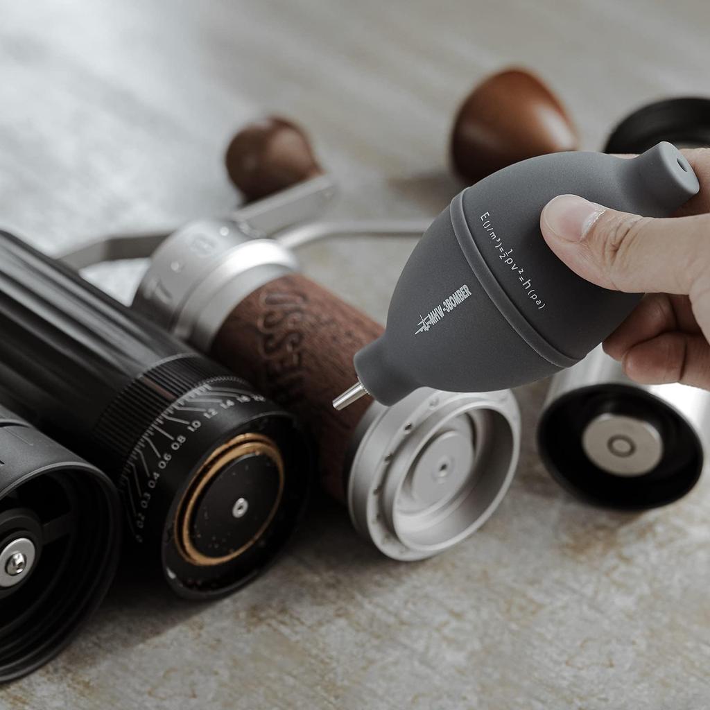 MHW-3BOMBER Powerful Coffee Blower, Silicone Cleaning Air Duster, Jet Blower, Camera Blower, Clean, Gray, Stain-Resistant, AB5820-OS