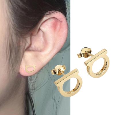 Orecchini Moda Unisex Multiuso con Lettere in Acciaio Inossidabile Accessorio Gioiello Portatile per Uso Quotidiano e Feste