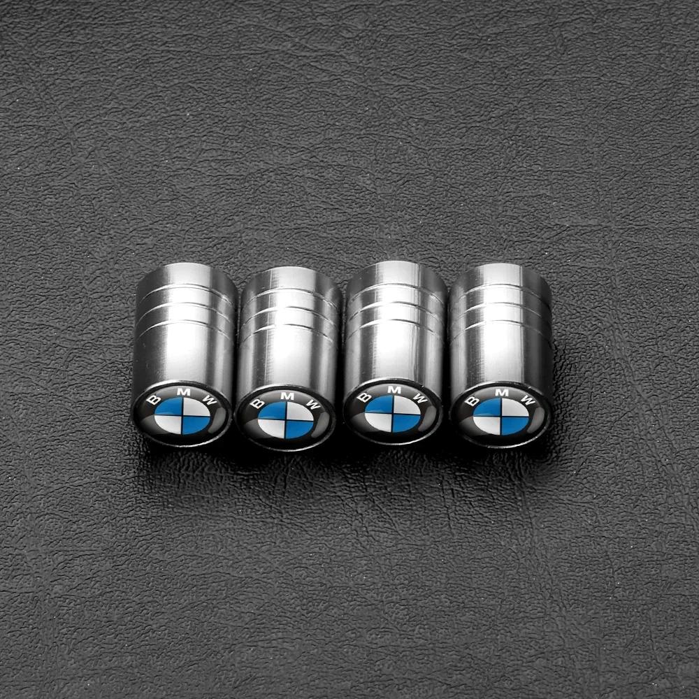 4p Automobile Hub Tire Valve Cap BMW M Logo Cover M3 M5 F10 F30 F20 E30 E34 E36 E39 E46 E91 X1 X2 X3 X5 Tire Inflating Valve Cap