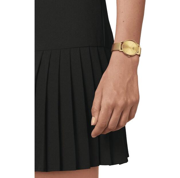 Tissot Everytime Lady Gold Pvd T143.210.33.021.00 Watch