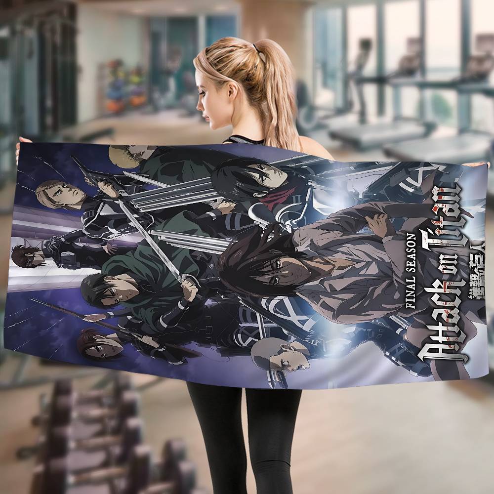 A-Attack On Anime Titans Big Microfiber Beach Towels Quick Dry Towel Sand Beach Towels Pool Towel For Travel Swim Pool Yoga