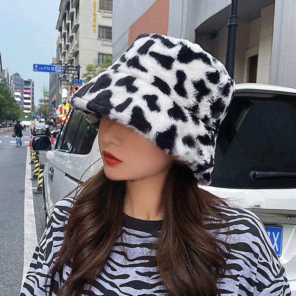One Size, Leopard Tngan Winter Bucket Hat Women Men Warm Hats Vintage Faux Fur Fisherman Cap One Size, Leopard Tngan Winter Bucket Hat Women Men Warm Hats Vintage Faux Fur Fisherman Cap