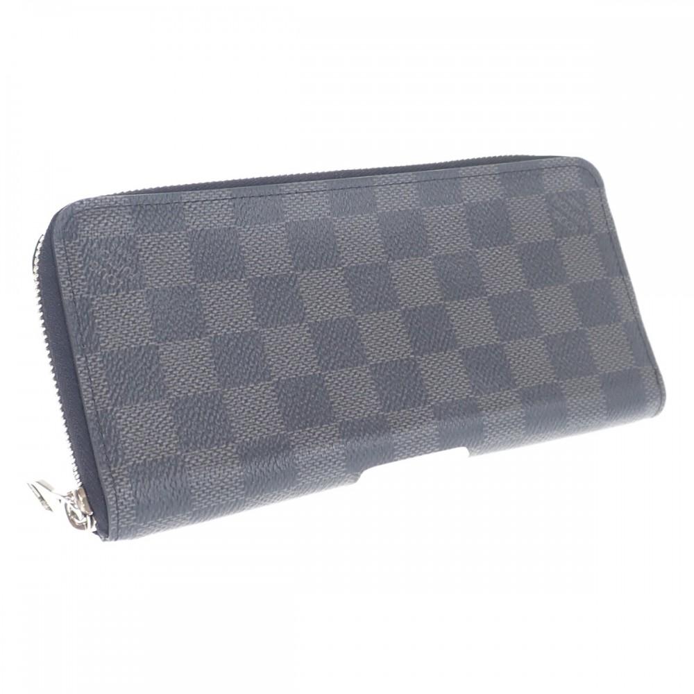 Louis Vuitton N63095 Damier Grafitte Purse Black Mens