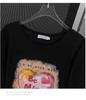 Plus Size Mid-Length Loose Fit Short Sleeve T-Shirt for Women, Slimming Design, Round Neck, Available in 200/300/350 Jin 
