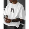 European Sizes Men'S Inspirational "DREAM" Graphic T-Shirt - Casual Loose Fit, Breathable Summer Tee with Drop Shoulder Design