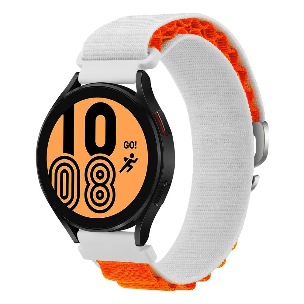 20 22mm Nylon Loop Strap For Xiaomi S4 S3 S2 S1Bracelet Correa For Samung Watch 6 5 4 Active 2 40 44  Sport GTS GTR 4 3 2e GT2 3