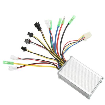 Electric Bicycle Brushless Square Wave Controller with Light Wire for 36V 48V 250W 350W Motors