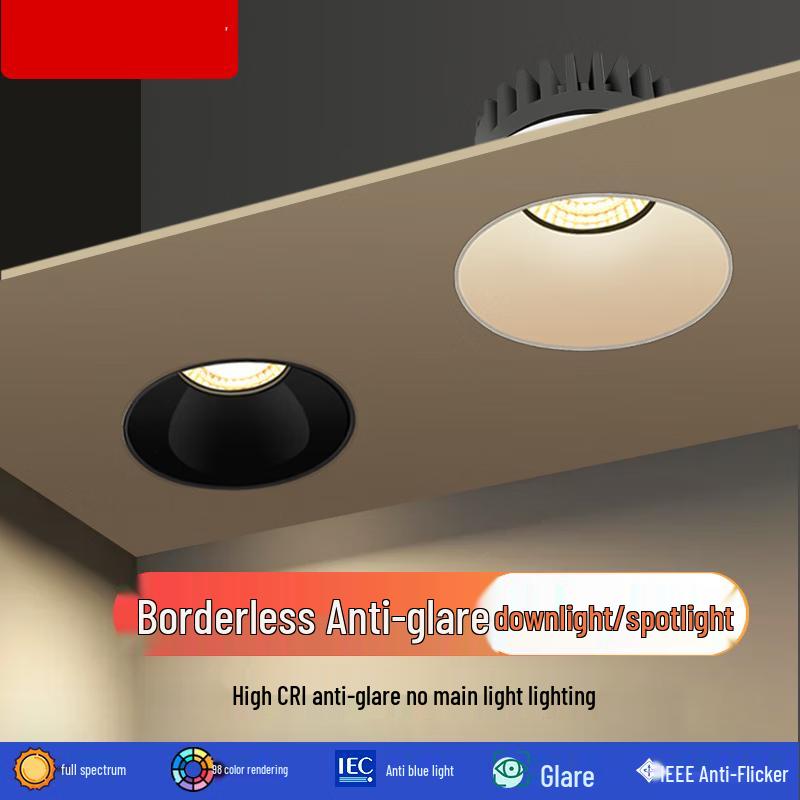 NuFeng Borderless COB Anti-Glare LED Downlight