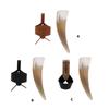Historical Role Playing Horn Shield Medieval Style PU Leather Cover Ancient Costume Accessory Lightweight Role playing