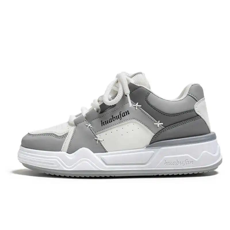 

Модная резиновая подошва Демисезонная уличная мужская обувь Лоферы Мужские черные ботинки Мужские кроссовки 47 Спортивная школа Универсальный бренд Shouse 39