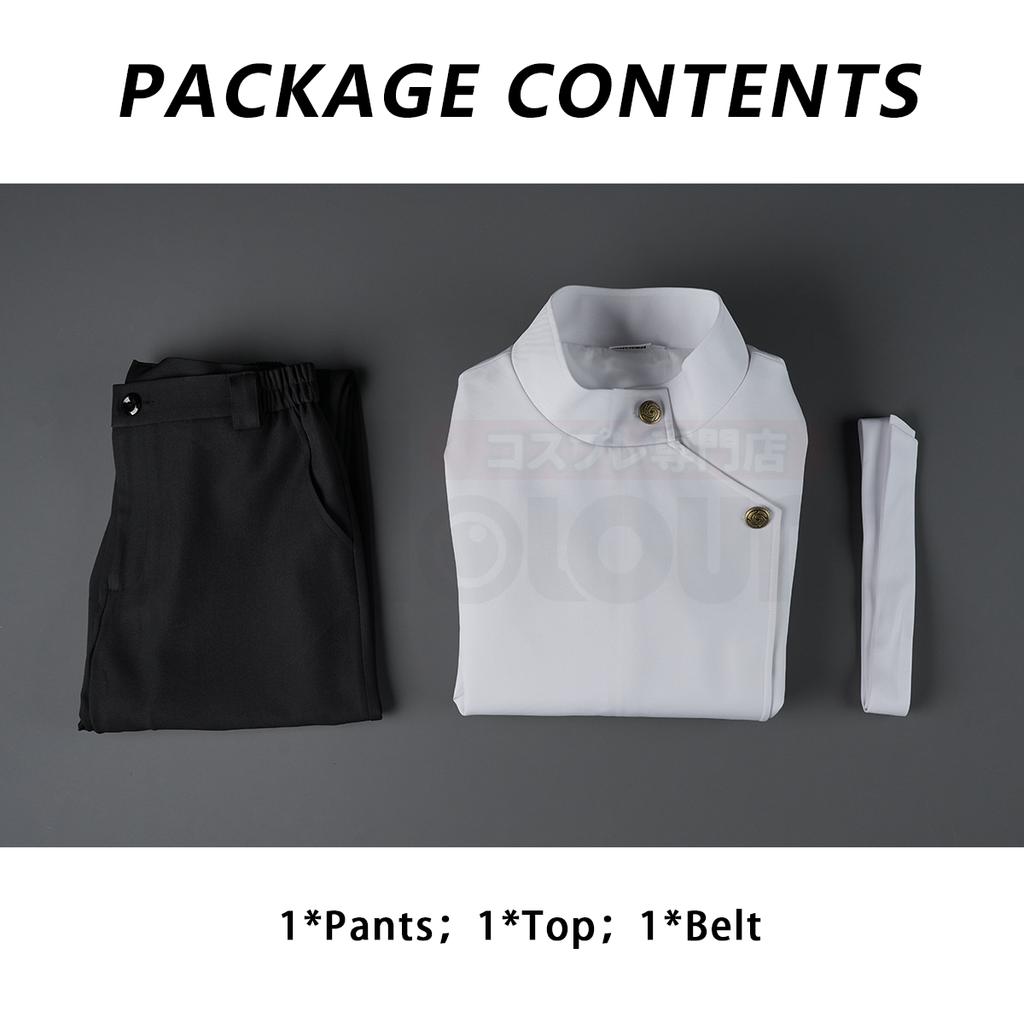 HOLOUN Jujutsu JJK Manga Anime Yuta Okkotsu Cosplay Costume Wig Jacket Black Pants Uniform Rose Net Synthetic Halloween