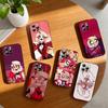 Hazbin Hotel Charlie Morningstar Phone Case For iPhone 17, 16,15,14,13,12,11 Plus,Pro Max, Others Soft Black Cover