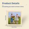 Multi Functional Bluetooth Wireless Music Photo Frame, DIY Photos, Messages, Timed Magnetic Music Refrigerator Stickers