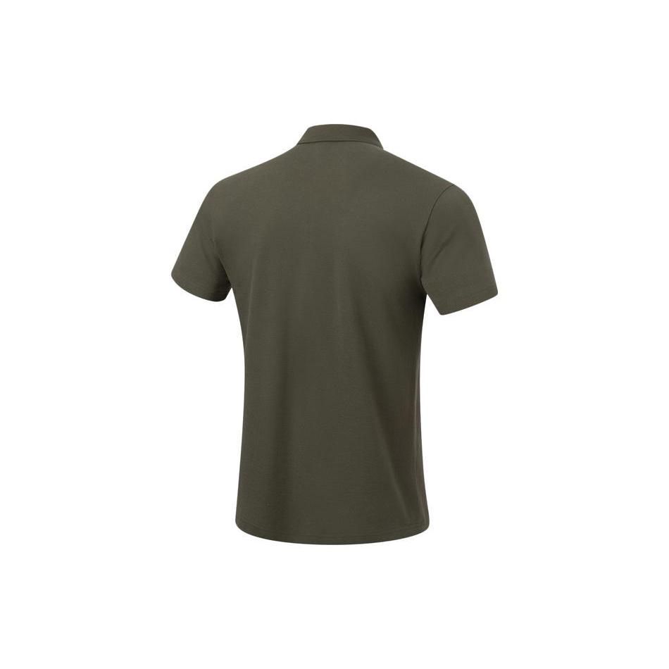Li Ning Fitness Series Polo Shirt Men's Army Canvas Green APLU253-4