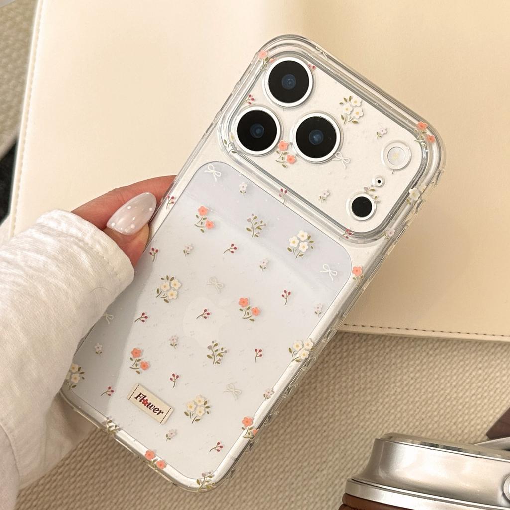 Small floral application Apple 17 mobile phone case iphone17pro max fresh ins wind 15 soft set 13 temperament 16