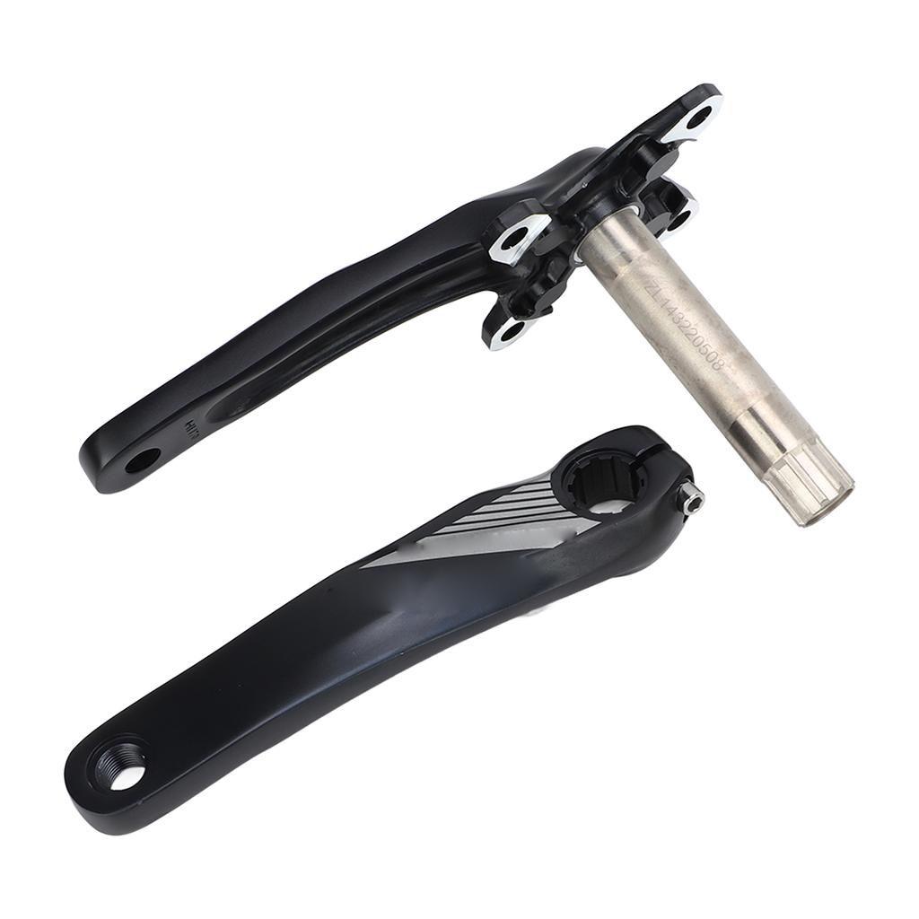 BOLANY Mountain Bike Crank Arm Set Aluminum Alloy Black 8 to 12 Speed CNC Machining Bike Accessories