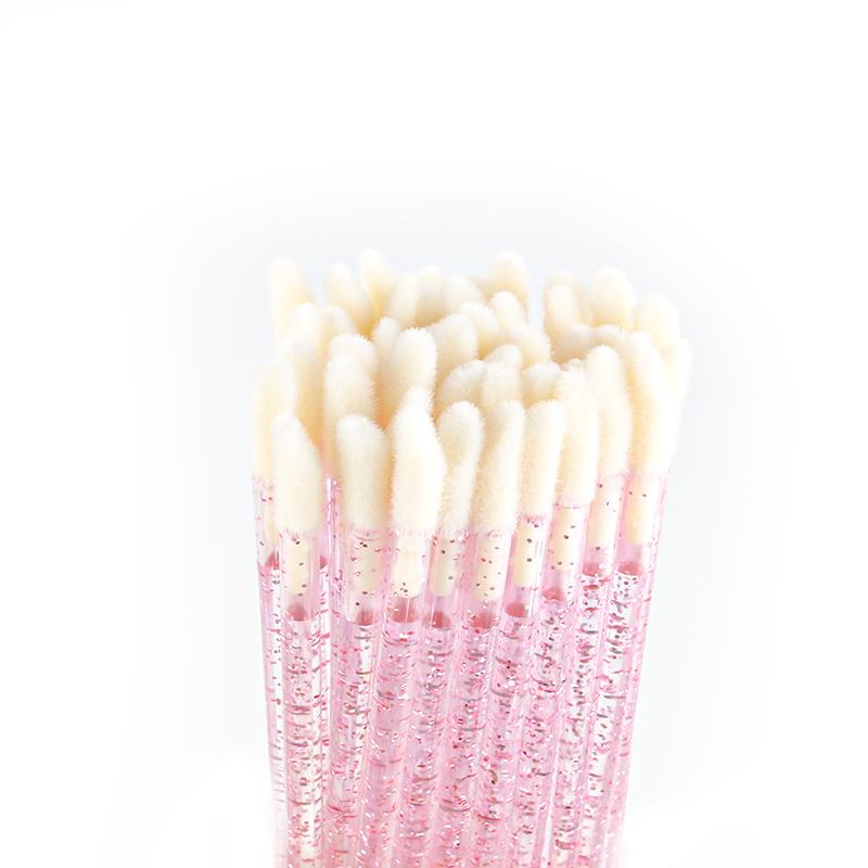 Wholsale QIWU 50 Pcs Wands Set Makeup Tools Lip  Applicator Eyelash Maquillaje Brush Lipstick  Brush Lash Extension Mascara