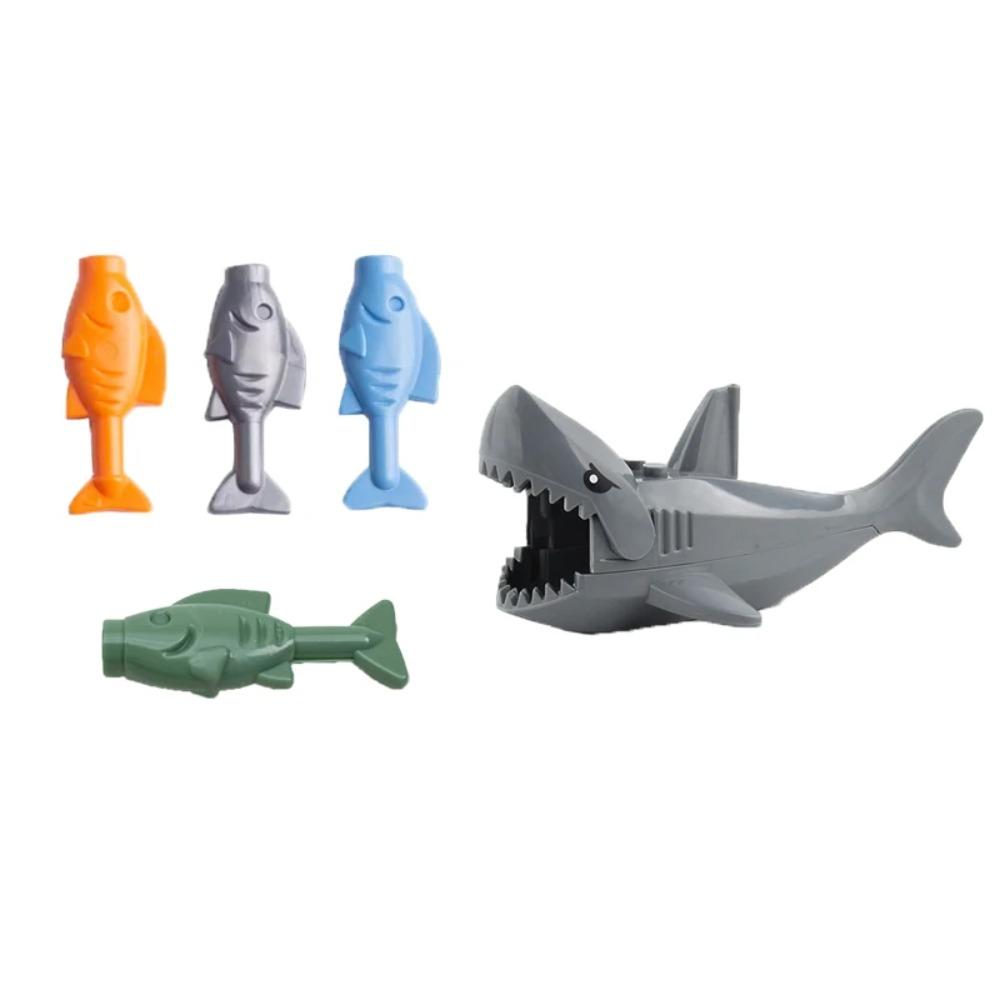 MOC City Animal Building Block Model Character Farm Accessories Goose Pig Dog Orangutan Cheetah Shark Zoo Brick Toy Gifts X014