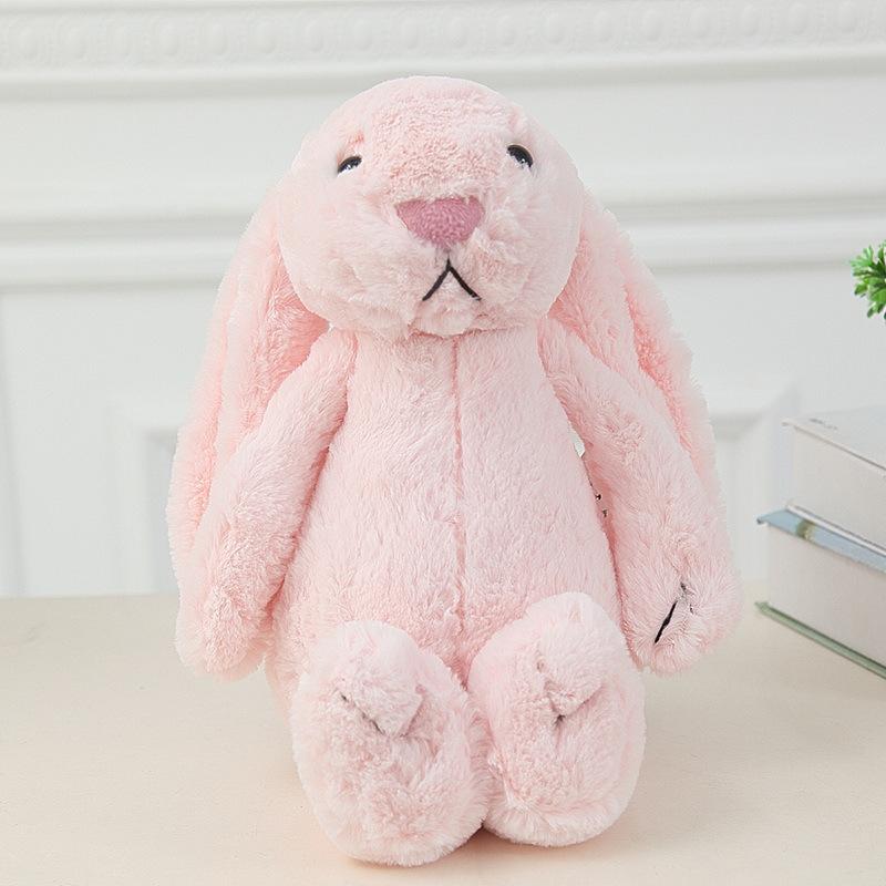 Cute Rabbit Doll Plush Toy Rag Doll Comfort Rabbit Doll Give Birthday Gift Pillow