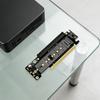 PCIe5.0 Lane Splitting Expansion Adapter Card M.2 NVMe Port Expansion Card Adapter Compatible for Windows and Linux