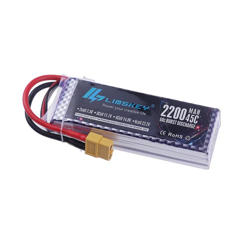 3s 11.1V Lipo dobíjecí baterie 2200mAh 45C Pro RC auta FPV drony lodě vrtulníky vozidla s konektorem XT30 XT60 Deans T JST