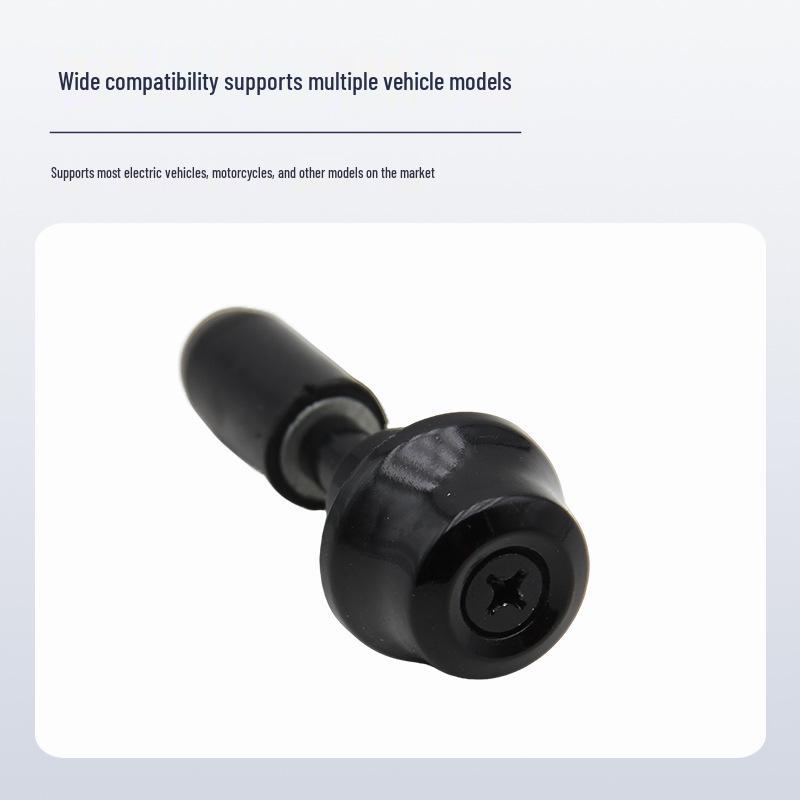 Universal Motorcycle Handlebar End Plugs - Anti-fall Enlarged Metal Balance Blocks 2.2