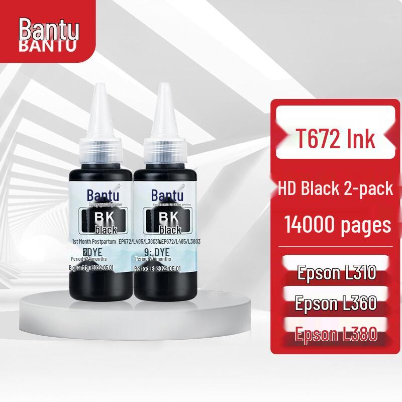 Bantou T672 Compatible Ink for Epson L-Series Printers