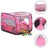 Vidaxl Play Tent with 250 Balls, Pink, 70X112X70 Cm