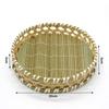 Desktop Ornament Bamboo Fruit Basket Bread Fruit Miniature Storage Baskets Creative Pastry Plate