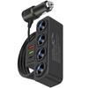 Car USB Charger Multiport Multiport USB C Charger Adapter With 30W QC 3.0 Port High-Speed Car Charging Station Vehicle Charging