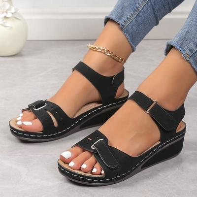 Fashion Summer Wedge Sandals for Women 2024 New Fashion Non Slip Beach Shoes Woman Lightweight Casual Platform Sandalias Mujer Plus Size