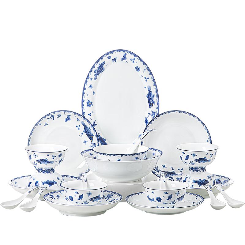 Jingdezhen Premium Underglaze Dinnerware Set
