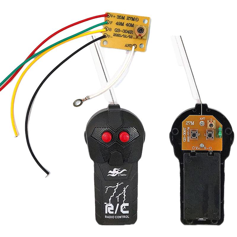 2Ch 27Mhz Two-Channel Transmitter Receiver Board Radio System For Toy Car