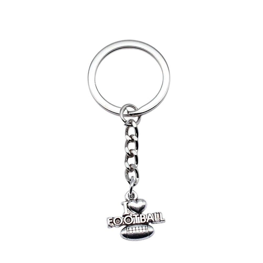 I Love Tags Keychains Decoration Popular Vintage Jewelry Ring Size 28Mm